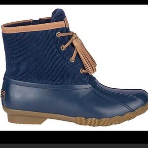 SOLD Sperry Corduroy Tassel Duck Boot